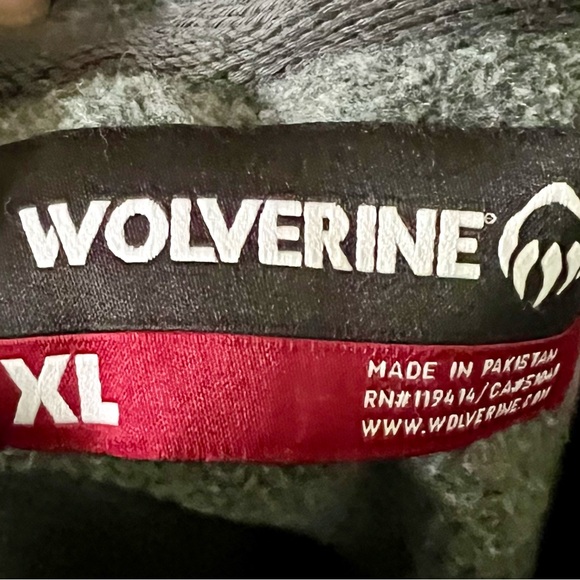 Thick Wolverine Brand Hoodie Size XL - Picture 4 of 4